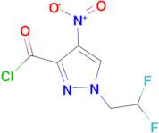 1-(2,2-difluoroethyl)-4-nitro-1H-pyrazole-3-carbonyl chloride