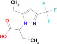 2-[5-ethyl-3-(trifluoromethyl)-1H-pyrazol-1-yl]butanoic acid