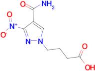 4-[4-(aminocarbonyl)-3-nitro-1H-pyrazol-1-yl]butanoic acid