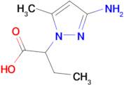 2-(3-amino-5-methyl-1H-pyrazol-1-yl)butanoic acid