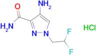 4-amino-1-(2,2-difluoroethyl)-1H-pyrazole-3-carboxamide