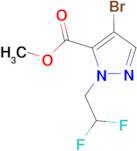 methyl 4-bromo-1-(2,2-difluoroethyl)-1H-pyrazole-5-carboxylate