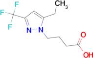 4-[5-ethyl-3-(trifluoromethyl)-1H-pyrazol-1-yl]butanoic acid