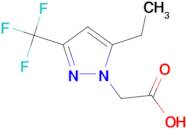 [5-ethyl-3-(trifluoromethyl)-1H-pyrazol-1-yl]acetic acid