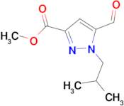 methyl 5-formyl-1-isobutyl-1H-pyrazole-3-carboxylate