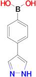 [4-(1H-pyrazol-4-yl)phenyl]boronic acid