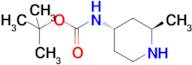 tert-butyl [trans-2-methyl-4-piperidinyl]carbamate