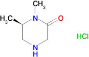 (6R)-1,6-dimethyl-2-piperazinone hydrochloride