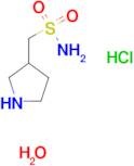 1-(3-pyrrolidinyl)methanesulfonamide hydrochloride hydrate