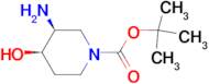 tert-butyl cis-3-amino-4-hydroxy-1-piperidinecarboxylate