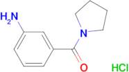 3-(1-pyrrolidinylcarbonyl)aniline hydrochloride