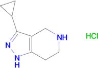 3-cyclopropyl-4,5,6,7-tetrahydro-1H-pyrazolo[4,3-c]pyridine hydrochloride