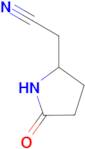 [5-oxo-2-pyrrolidinyl]acetonitrile