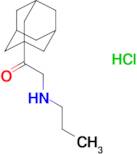 1-(1-adamantyl)-2-(propylamino)ethanone hydrochloride