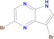 2,7-Dibromo-5H-pyrrolo[2,3-b]pyrazine