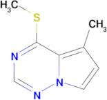 5-Methyl-4-(methylthio)pyrrolo[2,1-f][1,2,4]triazine