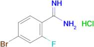 4-Bromo-2-fluorobenzimidamide hydrochloride