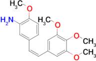 (Z)-2-Methoxy-5-(3,4,5-trimethoxystyryl)aniline