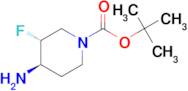 (3R,4R)-tert-Butyl 4-amino-3-fluoropiperidine-1-carboxylate