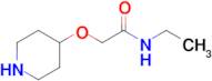 N-Ethyl-2-(4-piperidinyloxy)acetamide