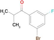 1-(3-Bromo-5-fluorophenyl)-2-methylpropan-1-one