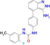 1-(4-(3-Amino-1H-indazol-4-yl)phenyl)-3-(2-fluoro-5-methylphenyl)urea