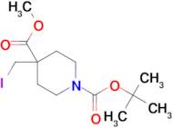 1-tert-Butyl 4-methyl 4-(iodomethyl)piperidine-1,4-dicarboxylate