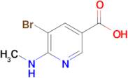 5-Bromo-6-methylaminonicotinic acid