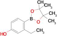 3-Ethyl-4-(4,4,5,5-tetramethyl-1,3,2-dioxaborolan-2-yl)phenol