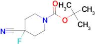 1-Boc-4-Cyano-4-fluoropiperidine
