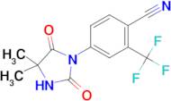 4-(4,4-Dimethyl-2,5-dioxoimidazolidin-1-yl)-2-trifluoromethylbenzonitrile