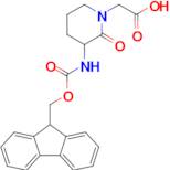 2-(3-((((9H-Fluoren-9-yl)methoxy)carbonyl)amino)-2-oxopiperidin-1-yl)acetic acid