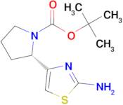 (S)-tert-Butyl 2-(2-aminothiazol-4-yl)pyrrolidine-1-carboxylate