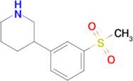 3-(3-(Methylsulfonyl)phenyl)piperidine