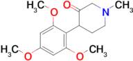 1-Methyl-4-(2,4,6-trimethoxyphenyl)piperidin-3-one