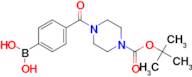 (4-(4-(tert-Butoxycarbonyl)piperazine-1-carbonyl)phenyl)boronic acid