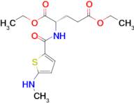 (S)-Diethyl 2-(5-(methylamino)thiophene-2-carboxamido)pentanedioate