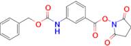 2,5-Dioxopyrrolidin-1-yl 3-(((benzyloxy)carbonyl)amino)benzoate