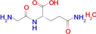 (S)-5-Amino-2-(2-aminoacetamido)-5-oxopentanoic acid hydrate