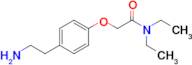 2-(4-(2-Aminoethyl)phenoxy)-N,N-diethylacetamide