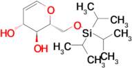 (2R,3S,4R)-2-(((Triisopropylsilyl)oxy)methyl)-3,4-dihydro-2H-pyran-3,4-diol