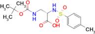 (S)-3-((tert-Butoxycarbonyl)amino)-2-(4-methylphenylsulfonamido)propanoic acid