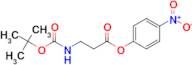 4-Nitrophenyl 3-((tert-butoxycarbonyl)amino)propanoate