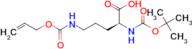 (S)-5-(((Allyloxy)carbonyl)amino)-2-((tert-butoxycarbonyl)amino)pentanoic acid