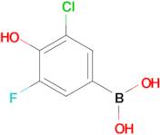 (3-Chloro-5-fluoro-4-hydroxyphenyl)boronic acid