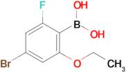 (4-Bromo-2-ethoxy-6-fluorophenyl)boronic acid