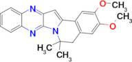 2,3-Dimethoxy-6,6-dimethyl-5,6-dihydrobenzo[7,8]indolizino[2,3-b]quinoxaline