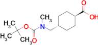 (1R,4R)-4-(((tert-Butoxycarbonyl)(methyl)amino)methyl)cyclohexanecarboxylic acid