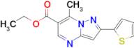 Ethyl 7-methyl-2-(thiophen-2-yl)pyrazolo[1,5-a]pyrimidine-6-carboxylate