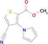 Methyl 4-cyano-3-(1H-pyrrol-1-yl)thiophene-2-carboxylate